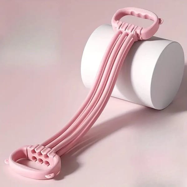 Verstelbare weerstandsband met meerdere ringen, perfect voor yoga, pilates, krachttraining en gymnastiekdans