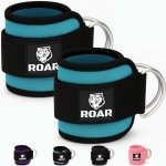 Verstevigde Enkelbandages voor Fitness & Krachttraining - Met D-Ring voor Kabelmachine