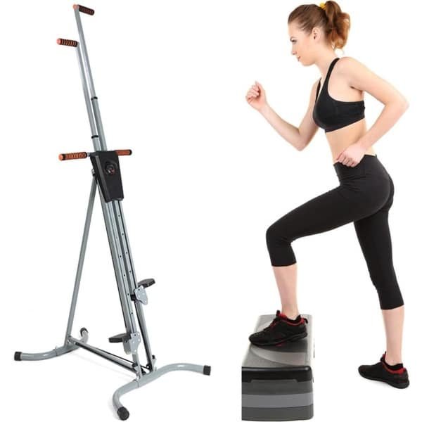 Verticale Klimmer - Full Body Trainer - Cardio Kracht Duur - Opvouwbaar Inklapbaar - Verstelbaar 135-203cm