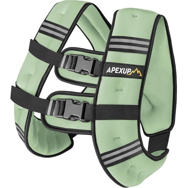 Verzwaard Trainingsvest 6,8 kg voor Krachttraining en Hardlopen