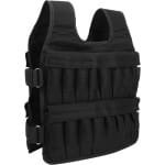 Verzwaard Vest - Zandzakvest Training - Krachttraining Fitness - Ademend Net Materiaal - 53 x 44 cm - Zwart