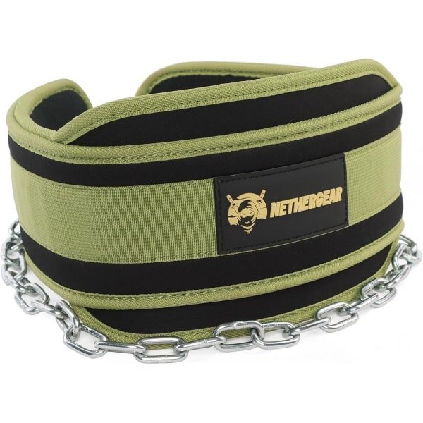Verzwaarde Dipriem voor Krachttraining met Zware Stalen Ketting - Ideaal voor Bodybuilding, Squats en Pull-ups