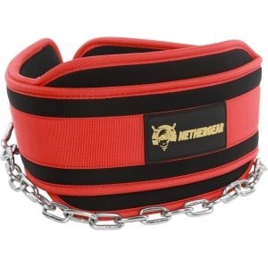 Verzwaarde Trainingsriem met Zware Stalen Ketting voor Krachttraining en Bodybuilding
