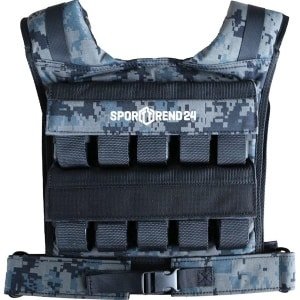 Verzwaarde Trainingsvest met Verwijderbare Gewichten voor Fitness en Krachttraining