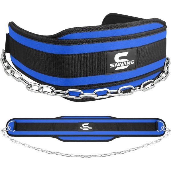 Verzwaringsgordel met Ketting voor Pull Ups, Dips en Krachttraining - Comfortabele Steun