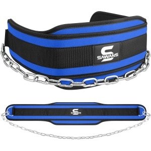Verzwaringsgordel met Ketting voor Pull Ups, Dips en Krachttraining - Comfortabele Steun