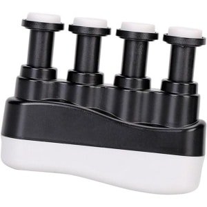 Vinger Krachttrainer - Grip Versterker - Vingerbehendigheid Verbeteren - Hoge Sterkte Metalen Veren - 9.2 x 7.2 cm - Zwart