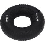 Vinger Trainer - Grip Versterker - Hand Krachttraining - Dubbele Weerstand Ring - 70-80 Lbs - Zwart