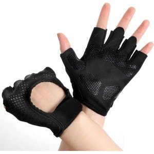 Vingerloze Fitnesshandschoenen met Dikke Vulling en Handpalmbescherming voor Gewichtheffen en Krachttraining