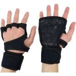 Vingerloze Handschoenen voor Krachttraining en Fitness met Polsbanden