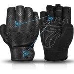 Vingerloze Traininghandschoenen voor Krachttraining met Gel Padding