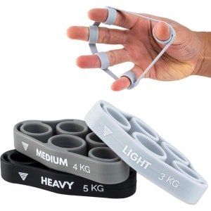Vingertrainer en Handtrainer met 3 Weerstandsniveaus voor Krachttraining
