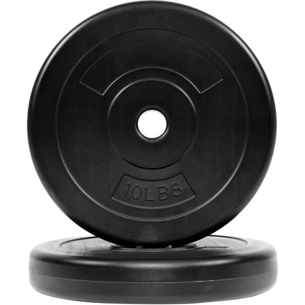 Vinyl Halterplaat voor Krachttraining en Fitness - 1-inch Standaard Gewicht