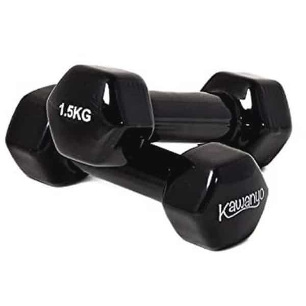 Vinyl Krachttraining Halter 2 x 1,5 kg - Perfecte Gewichten voor Workout