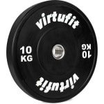 VirtuFit Bumper Plate - 50 mm - 10 kg - Olympische Halterschijf van Rubber - Duurzaam Materiaal - Schokabsorberende Bumper Plates - CrossFit & Krachttraining