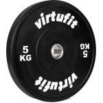 VirtuFit Bumper Plate - 50 mm - 5 kg - Olympische Halterschijf van Rubber - Duurzaam Materiaal - Schokabsorberende Bumper Plates - CrossFit & Krachttraining