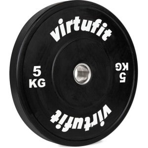 VirtuFit Bumper Plate - 50 mm - 5 kg - Olympische Halterschijf van Rubber - Duurzaam Materiaal - Schokabsorberende Bumper Plates - CrossFit & Krachttraining