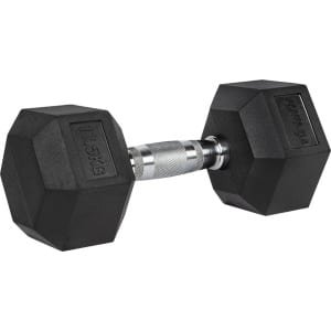 VirtuFit Hexa Dumbbell Pro - 17,5 kg - Hexagon Dumbbell - Duurzaam en Slijtvast - Krachttraining - Gewicht - CrossFit & Fitness - Geschikt voor Beginners en Professionals - Per Stuk Verkocht