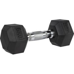VirtuFit Hexa Dumbbell Pro - 6 kg - Hexagon Dumbbell - Duurzaam en Slijtvast - Krachttraining - Gewicht - CrossFit & Fitness - Geschikt voor Beginners en Professionals - Per Stuk Verkocht