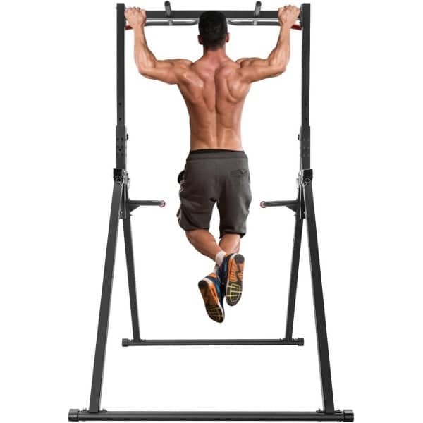 Vrijstaande Optrekstang Verstelbaar - Trainingsrek voor Thuis Fitness en Krachttraining