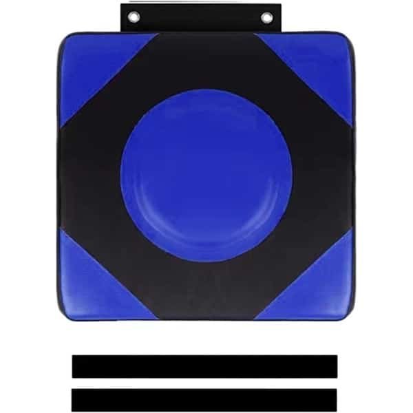 Wand Stootkussen - Boks Pad - Cardio Training - Geruisloos & Muurvriendelijk - 30x30x10 cm - Blauw