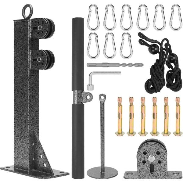 Wandgemonteerd Kabelkatrolsysteem voor Krachttraining en Fitness