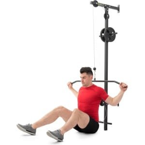 Wandgemonteerde Lat Pulldown Machine voor Krachttraining Bovenlichaam en Buikspieren
