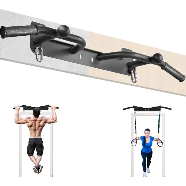 Wandgemonteerde Optrekstang voor Krachttraining en Fitness