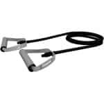 Weerstandsband - Fitness Tube - Krachttraining Oefeningen - Niveau 3 Zwaar - 20 x 134 x 44 cm - Zwart