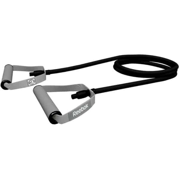 Weerstandsband - Fitness Tube - Krachttraining Oefeningen - Niveau 3 Zwaar - 20 x 134 x 44 cm - Zwart