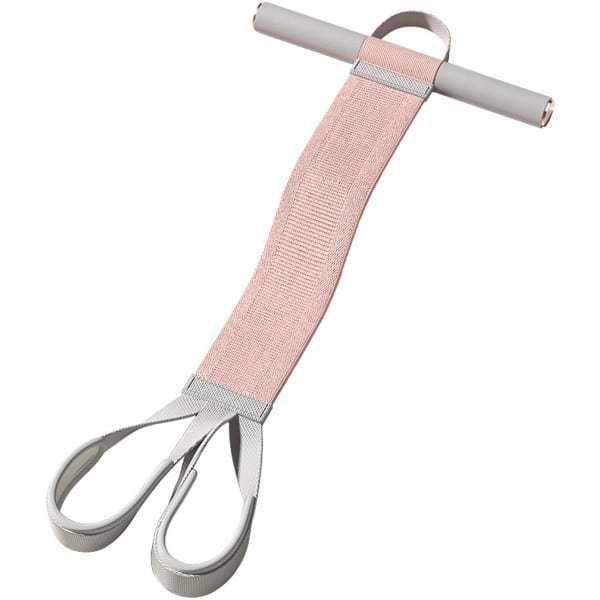 Weerstandsband - Pedaalweerstandsband - Breukbestendig elastisch buikspiertouw - Elastische weerstandsband - Met handvatten - Training voor het hele lichaam - Unisex - Geschikt voor krachttraining en diverse krachttrainingsmethoden - Roze