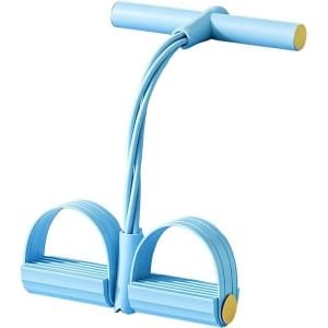 Weerstandsband Set met Pedaal voor Full-Body Krachttraining en Flexibiliteit