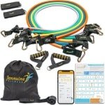Weerstandsband Set voor Full Body Workout - Krachttraining en Revalidatie - Geschikt voor Thuisgebruik