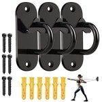 Weerstandsband Wandanker voor Krachttraining - 3 Stuks Sterke Fitness Rope Houders