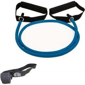 Weerstandsband met Deuranker voor Krachttraining en Fitness - 15 LBS (Blauw)