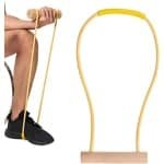 Weerstandsband met Handvat - Fitness Elastiek Krachttraining - Thuis Sporten - Ergonomisch Antislip Handvat - 30 Pond Weerstand - Niet gespecificeerd