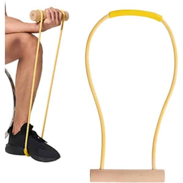 Weerstandsband met Handvat - Fitness Elastiek Krachttraining - Thuis Sporten - Ergonomisch Antislip Handvat - 30 Pond Weerstand - Niet gespecificeerd