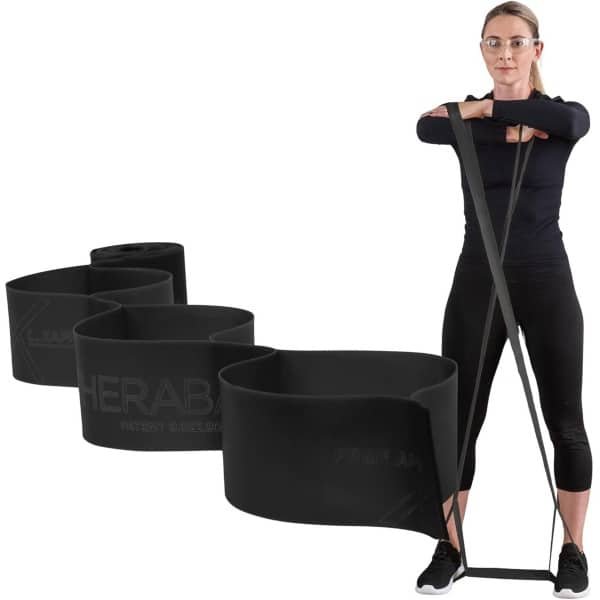 Weerstandsband met Lussen voor Fysiotherapie en Krachttraining