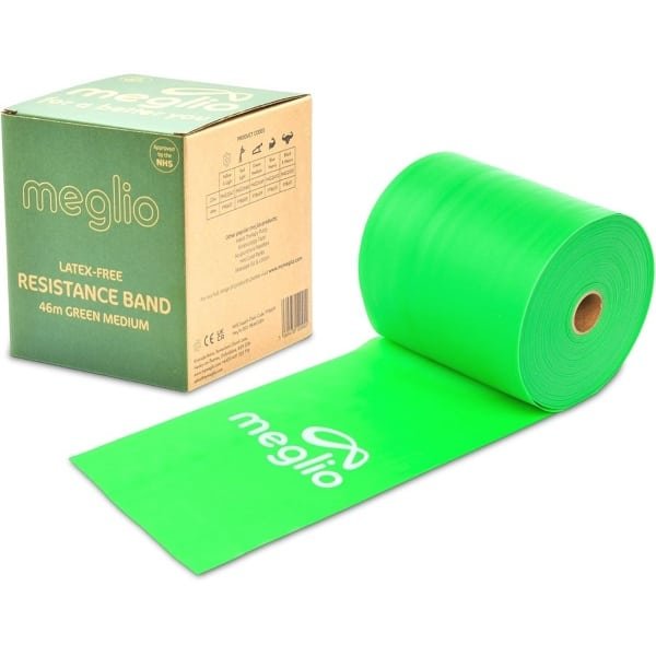 Weerstandsband rol 46m - Latexvrije fitnessband voor krachttraining en revalidatie