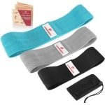 Weerstandsband set voor krachttraining - fitnessbanden met verschillende sterktes - antislip bootybanden