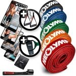 Weerstandsband set voor thuistraining met E-book - Fitnessbands voor krachttraining en flexibiliteit