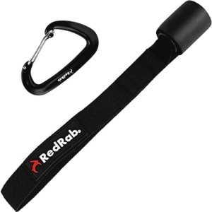 Weerstandsband stof voor krachttraining - 245 cm met 12 lussen - Fitness band voor thuis en sportschool