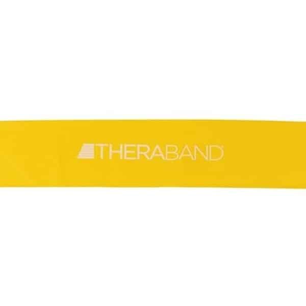 Weerstandsband voor Pilates, CrossFit, Yoga en Fysiotherapie - Gele Latexband Beginnersniveau 1, 45,5 cm, 10 Stuks