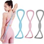 Weerstandsbanden Set - Fitness Elastiek - Krachttraining Thuis - 3 Verschillende Levels - 20 cm