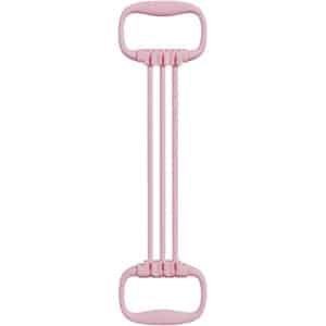 Weerstandsbanden Set - Fitness Elastieken Pilates - Krachttraining Thuis - 6 Weerstandsniveaus - 60 x 10 cm - Roze