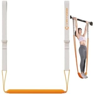 Weerstandsbanden Set - Optrekbanden Chin-up Banden - Krachttraining Thuis - Duurzaam Natuurlijk Latex - 107 cm Lengte - Oranje