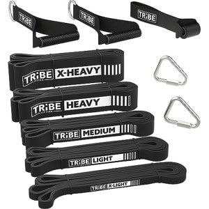 Weerstandsbanden Set van 4 voor Thuisfitness en Krachttraining