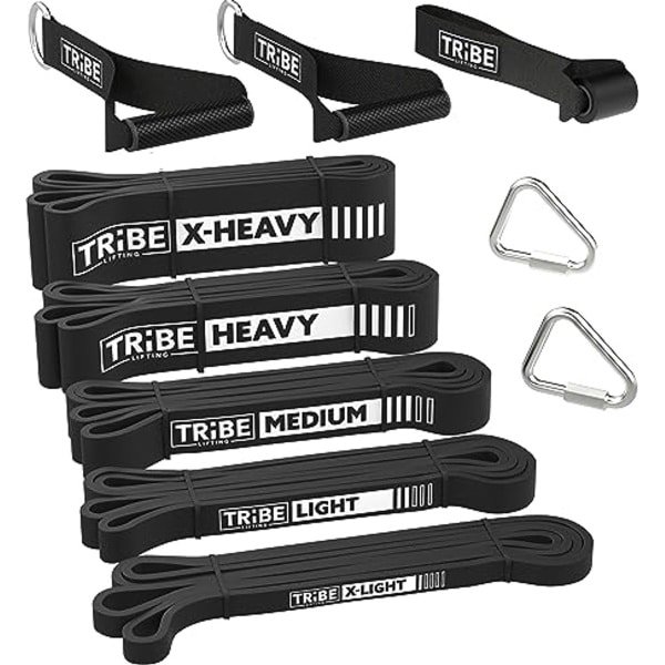 Weerstandsbanden Set van 4 voor Thuisfitness en Krachttraining
