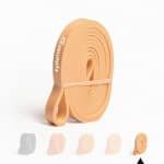 Weerstandsbanden Set van 5 - 100% Latex voor Krachttraining, Fysiotherapie en Yoga - Extra Licht (7-16 kg) met E-book