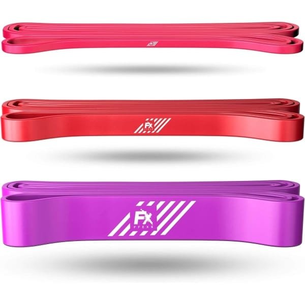 Weerstandsbanden Set van 5 - Heavy, Medium en Light - Perfect voor Fitness en Krachttraining